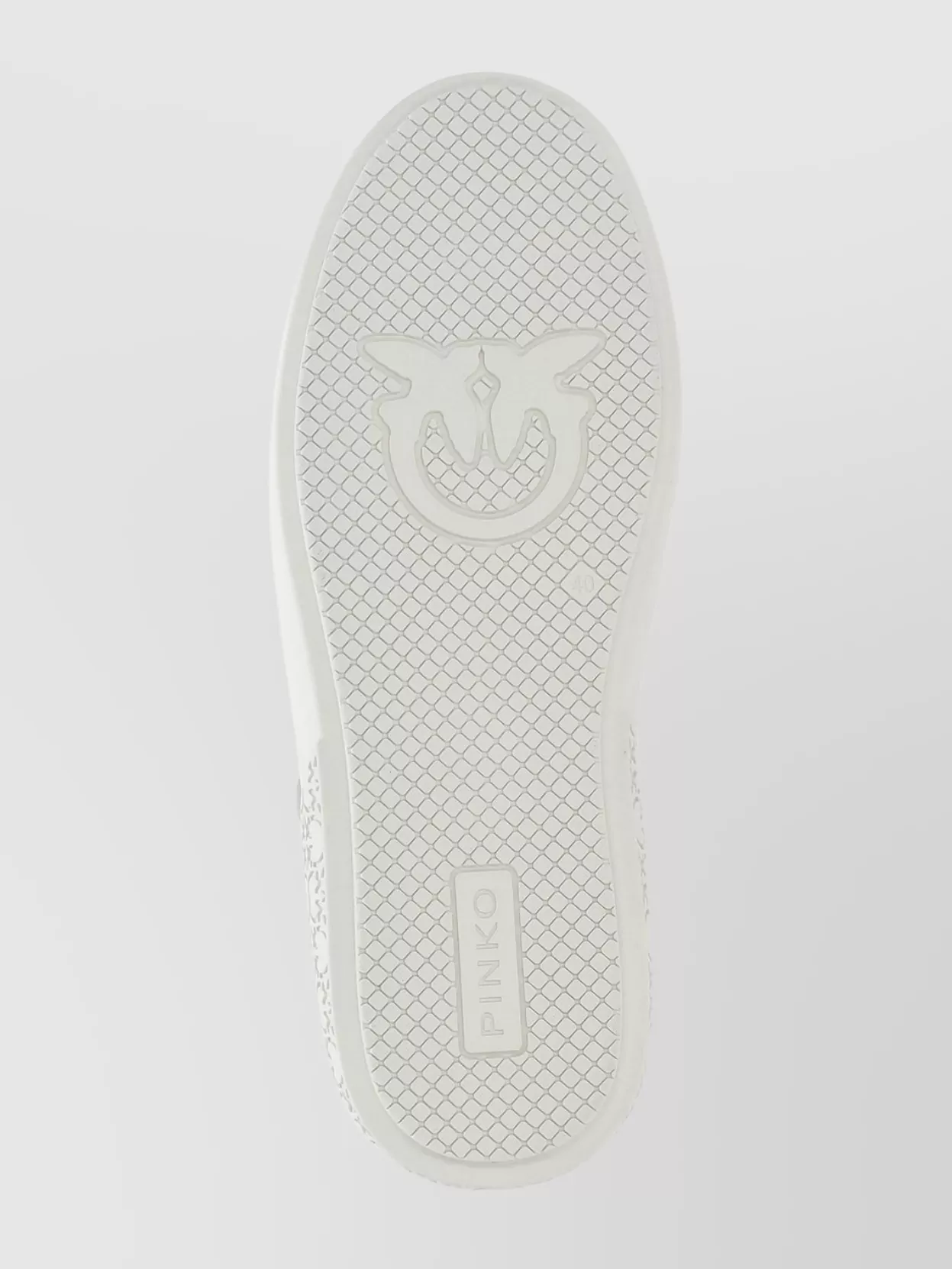 Pinko Women's Leather Sneakers Featuring Monogram Detail