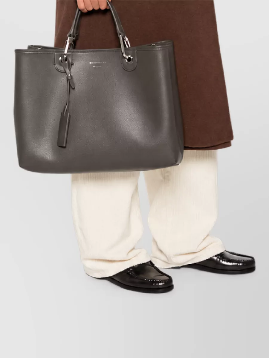 Emporio Armani Pebbled Shoulder Bag