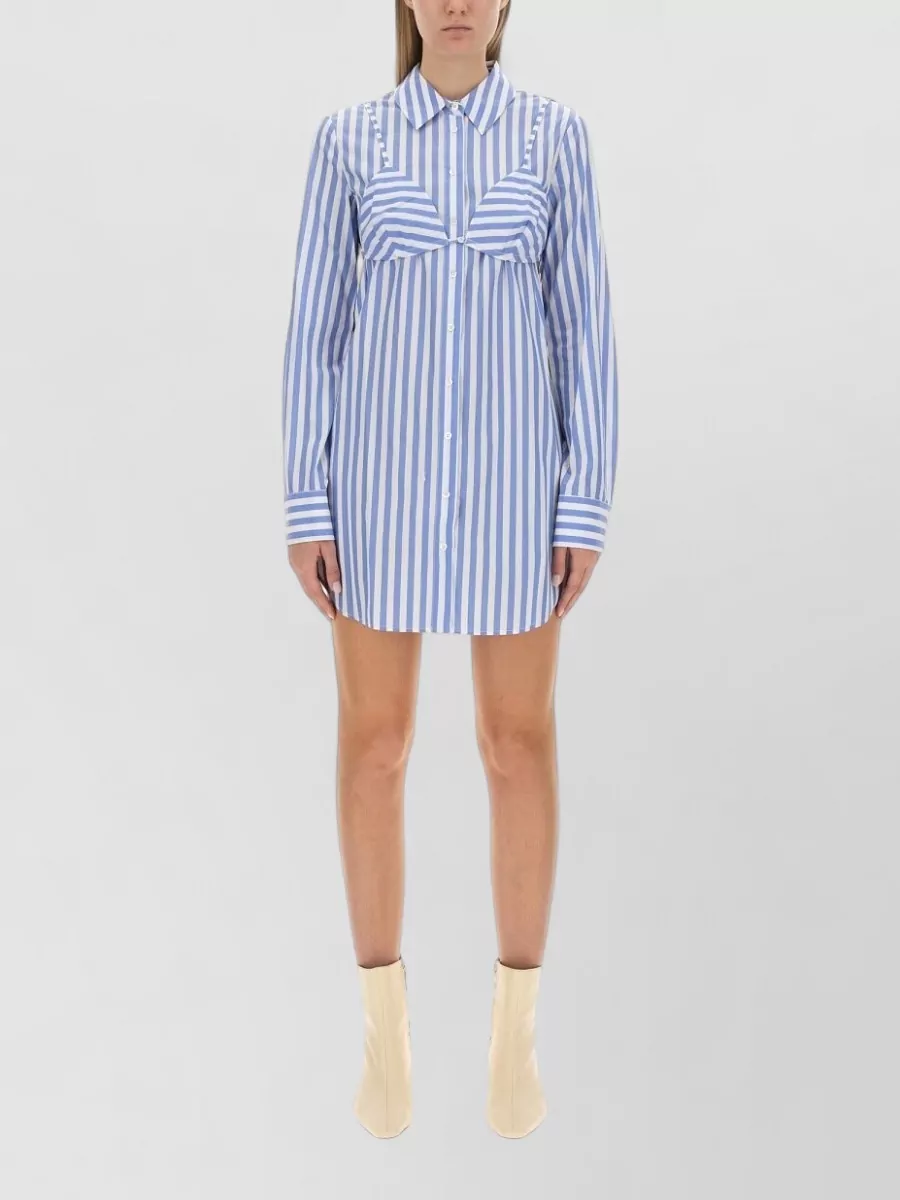 Staud cotton regular-fit mini dress