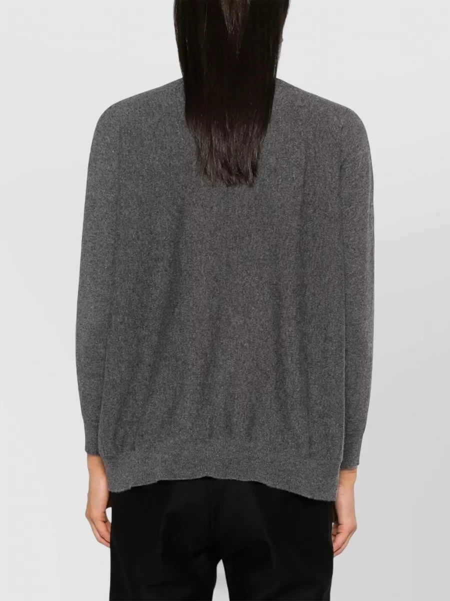 Lisa Yang Cashmere Ribbed V-Neck Sweater