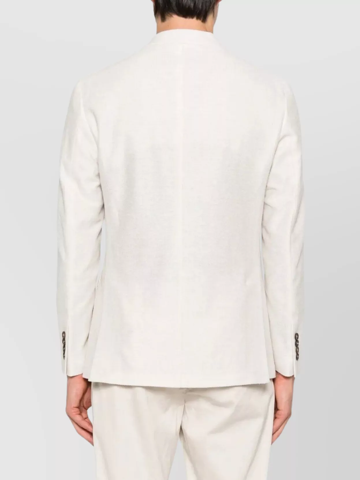 Eleventy Double Breasted Jacket Notched Lapels