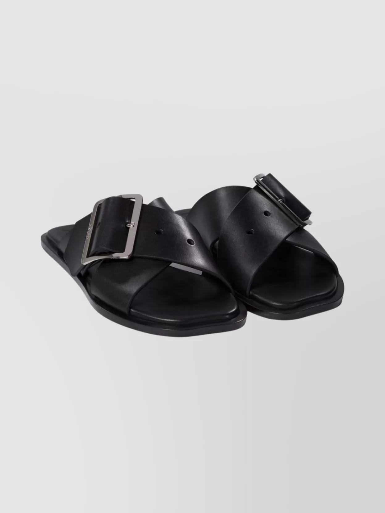 Loewe Floral Strap Flat Sandals