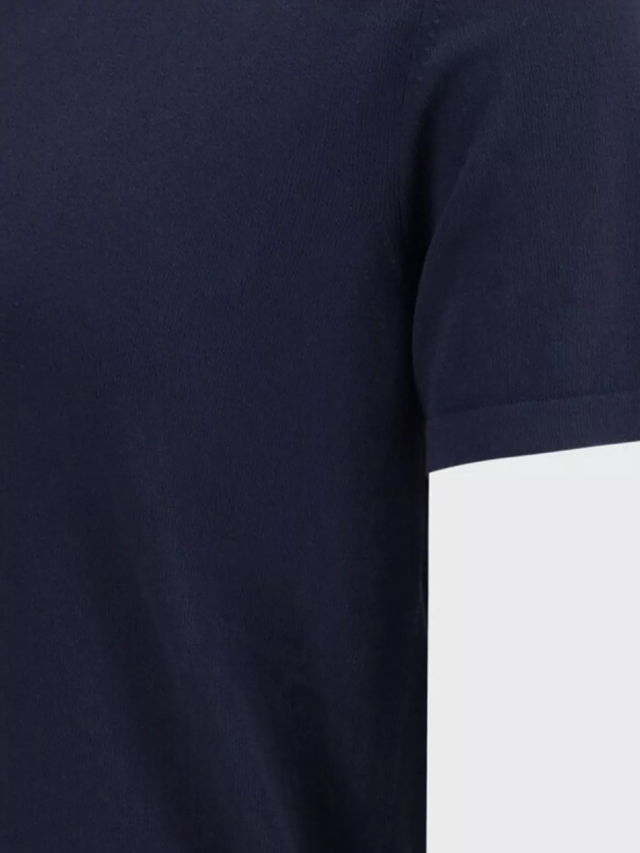 Brooksfield Cotton Polo Sweater Monochrome Pattern