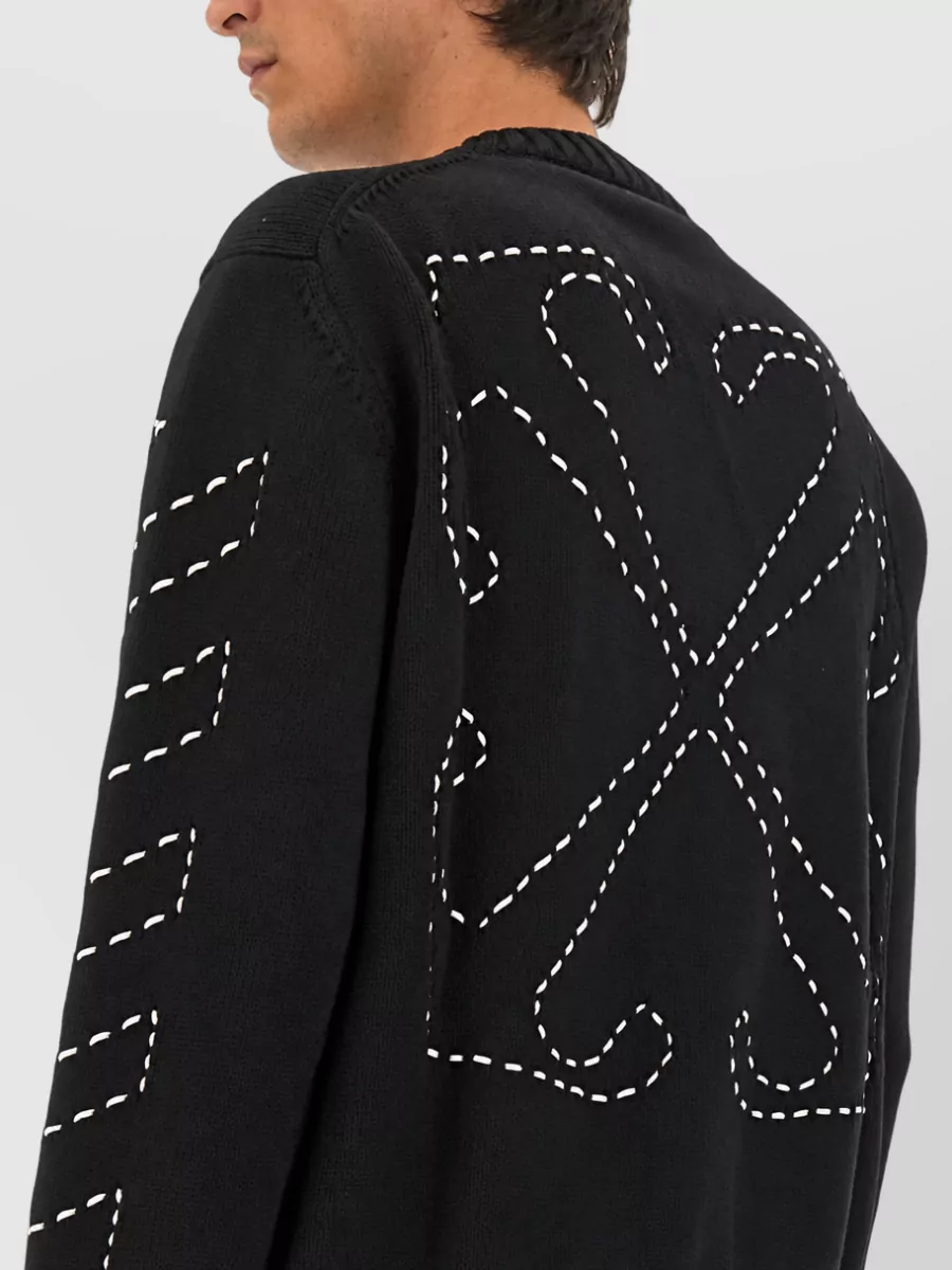 Off-White Logo-Print Jumper