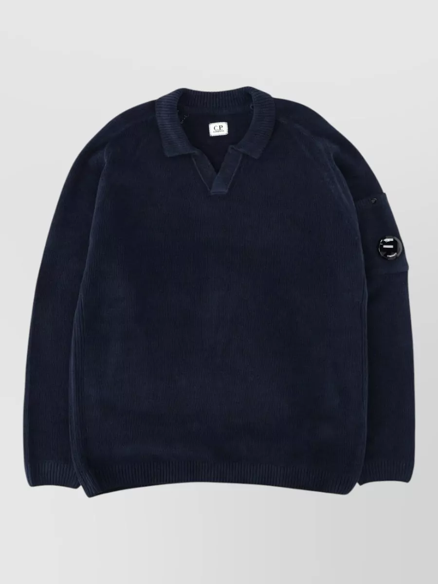 C.p. Company Cotton Knit Polo Shirt
