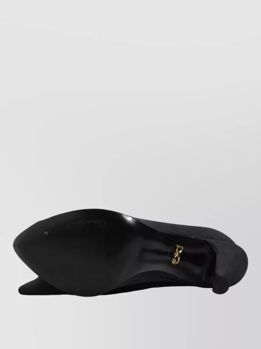 Dolce&Gabbana Silk Knee-High Sock Boots