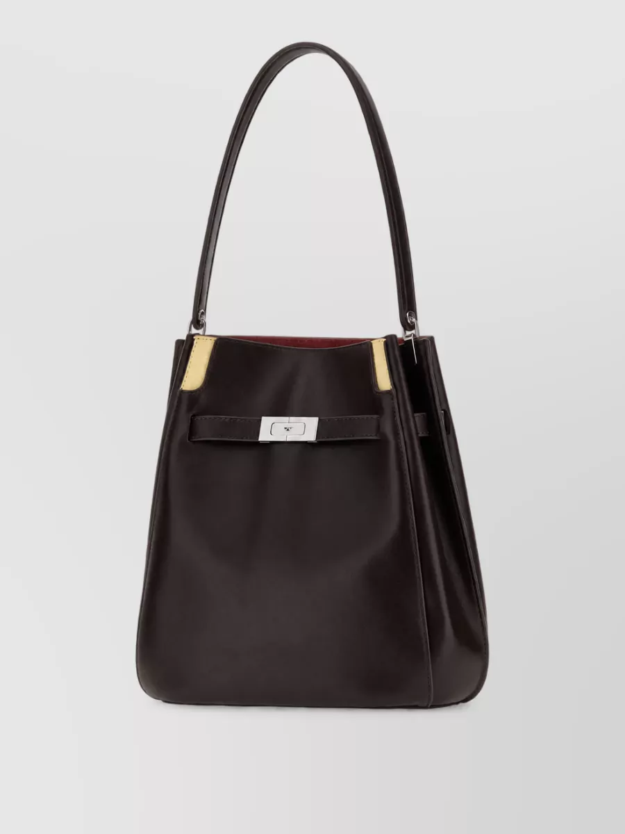 Tory Burch lee radziwill leather bucket bag