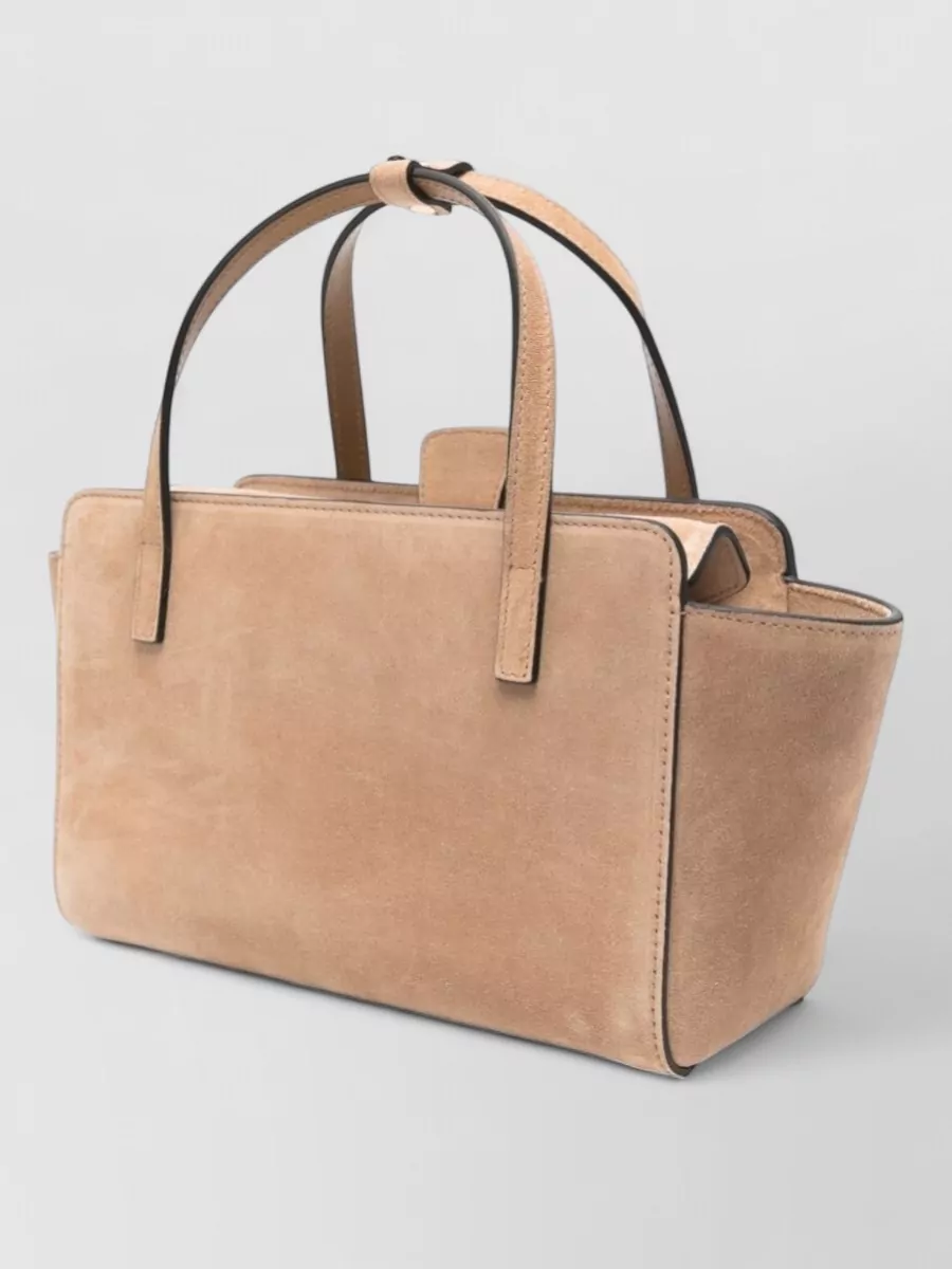 Hidesins Calf Leather Small Flap Tote Bag
