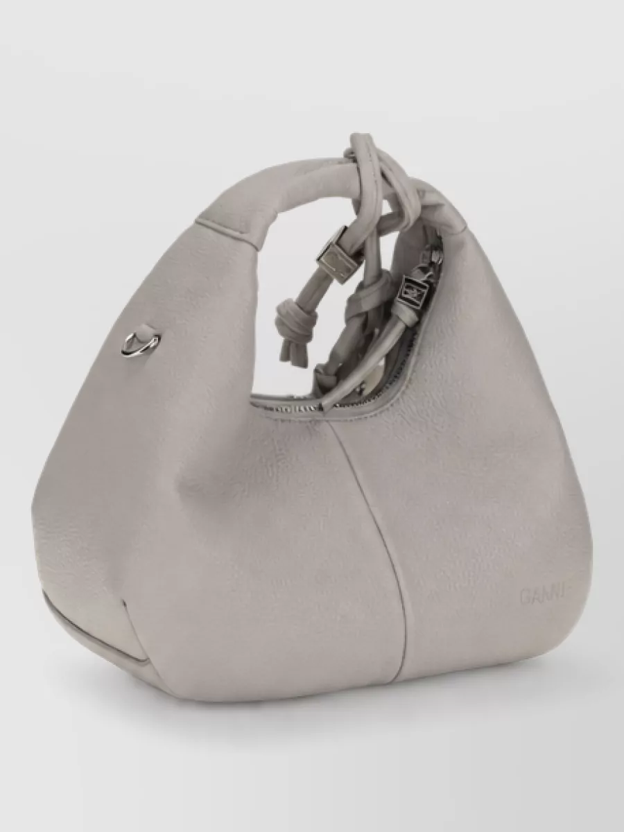 Ganni Mini Hobo Polyester Bucket Bag