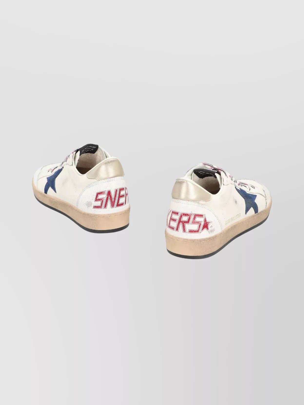 Golden Goose Low Top Sneakers With Iconic Star Design