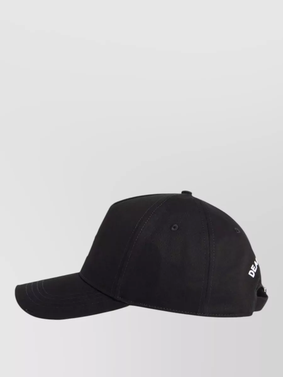 Dsquared2 Baseball Cap Curved Brim Eyelet Vents