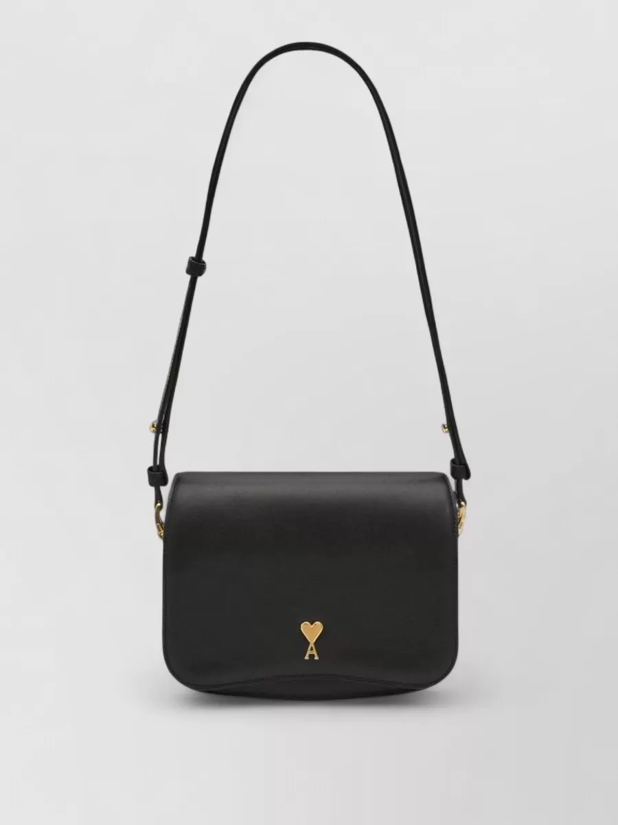Ami Paris leather paris paris crossbody bag