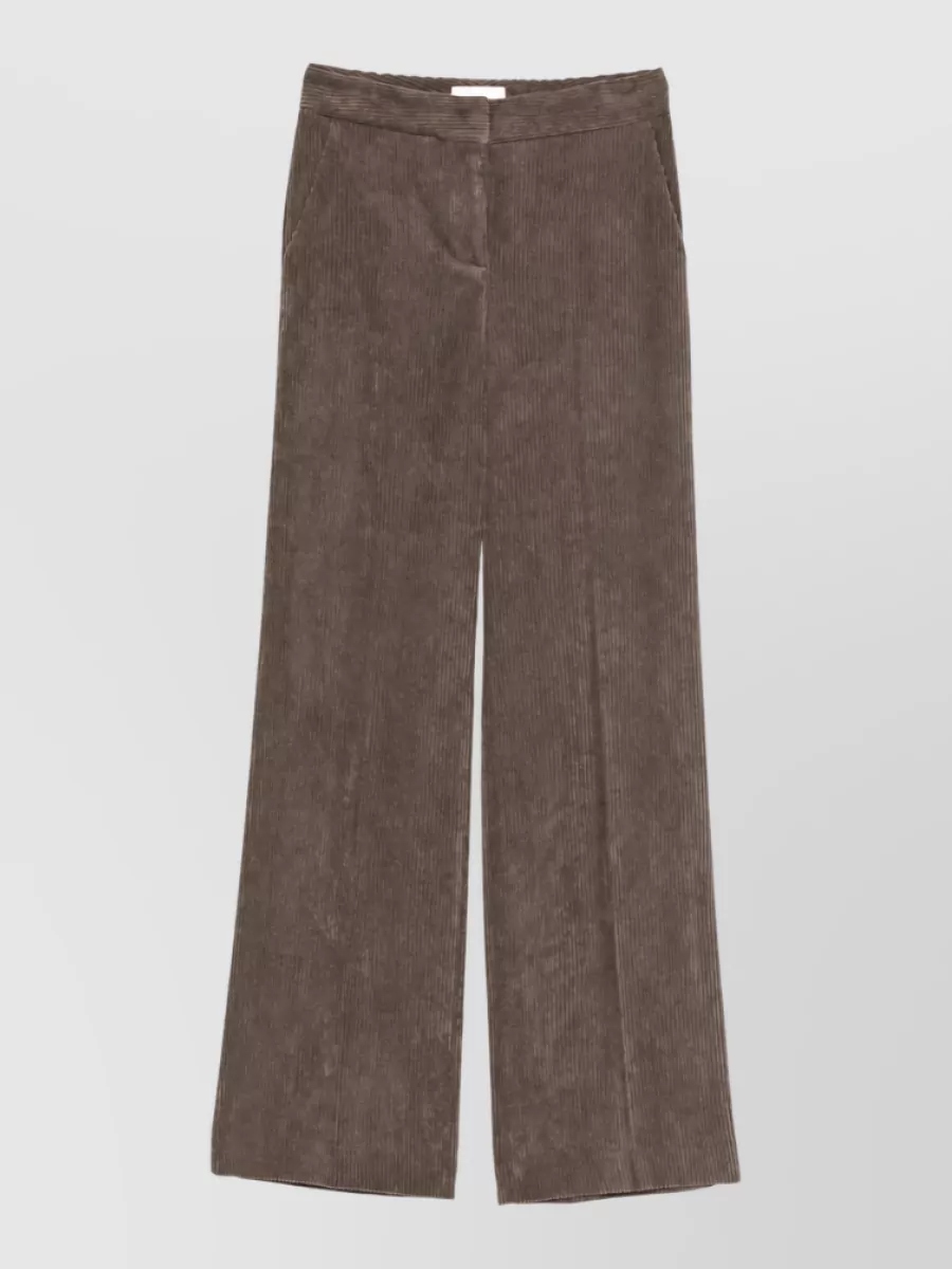 Via Masini 80 Corduroy Wide-Leg Trousers