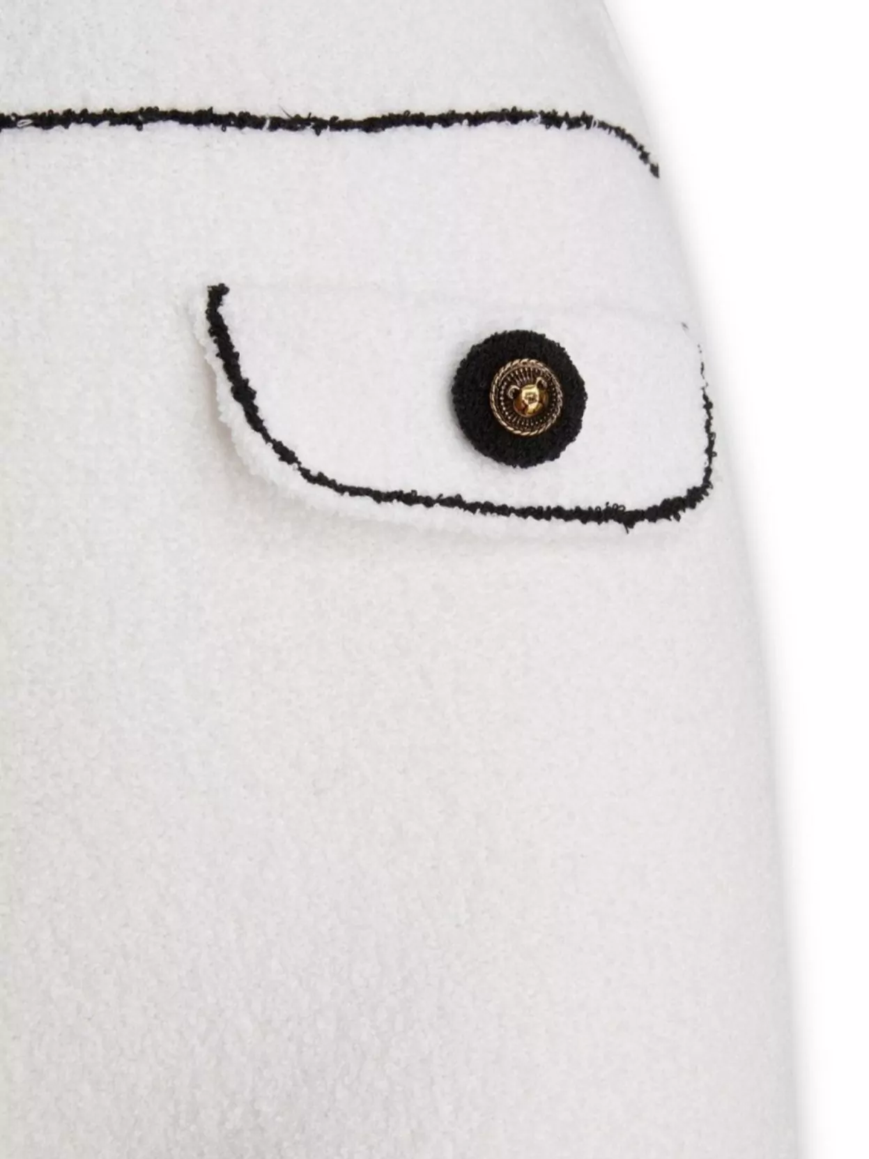Moschino Cotton Shorts Textured Fabric