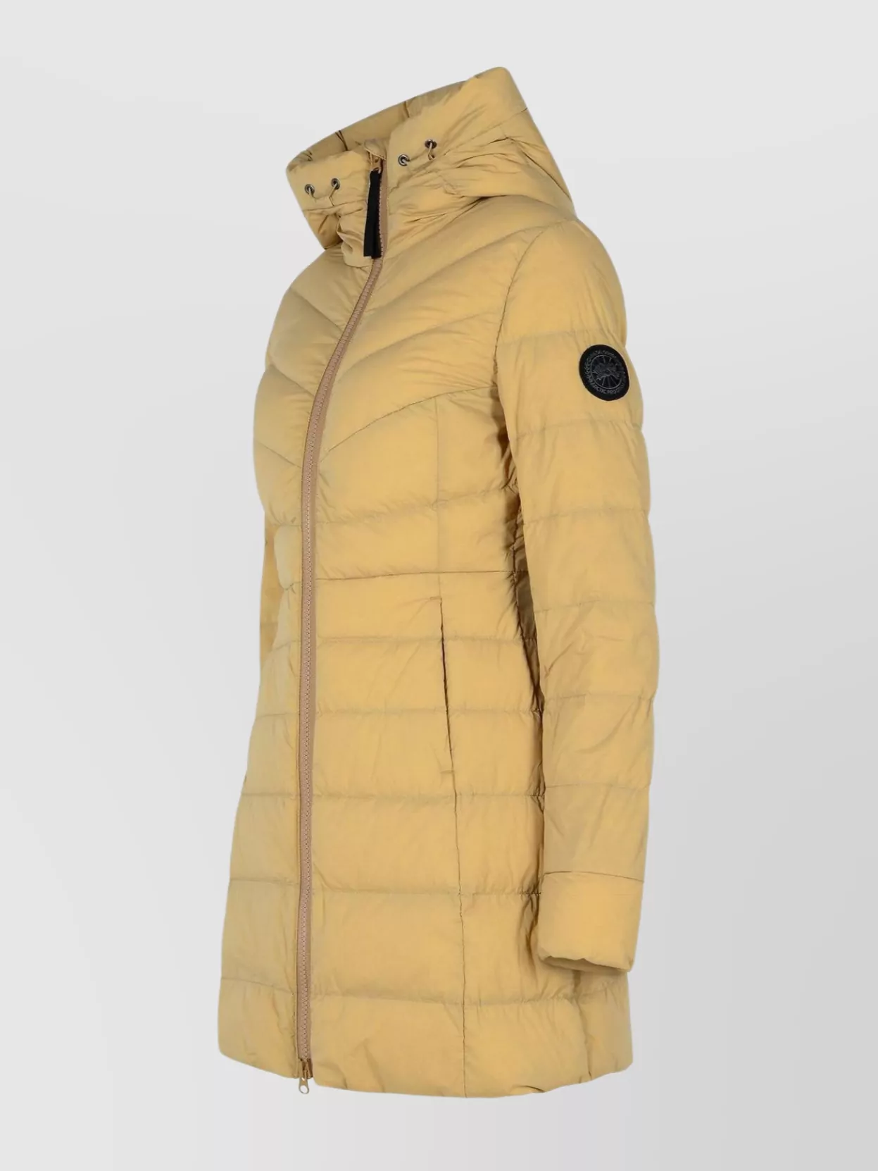 Canada Goose 'Claire' Long Hooded Quilted Down Jacket