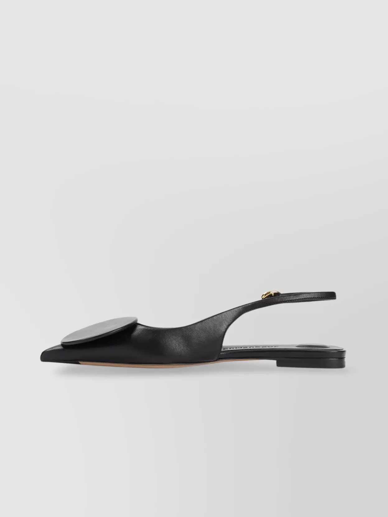 Jacquemus Duelo Slingback Leather Flats