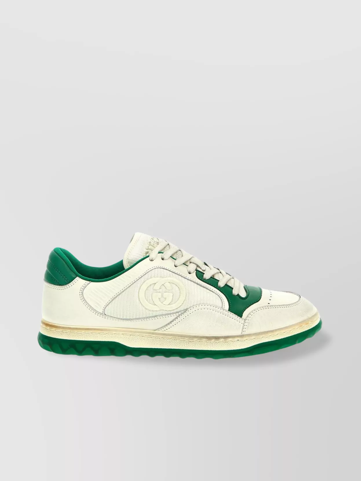 Gucci '80mac' Sneakers Featuring Contrast Panels In Green