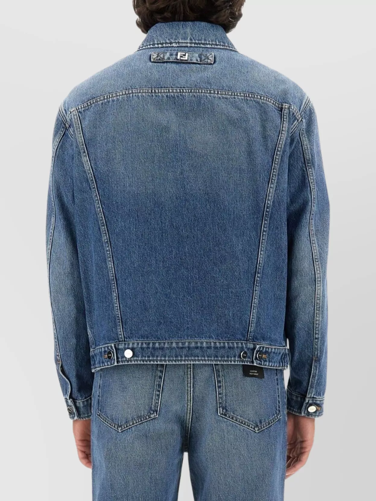 Fendi Denim Jacket Chest Pockets