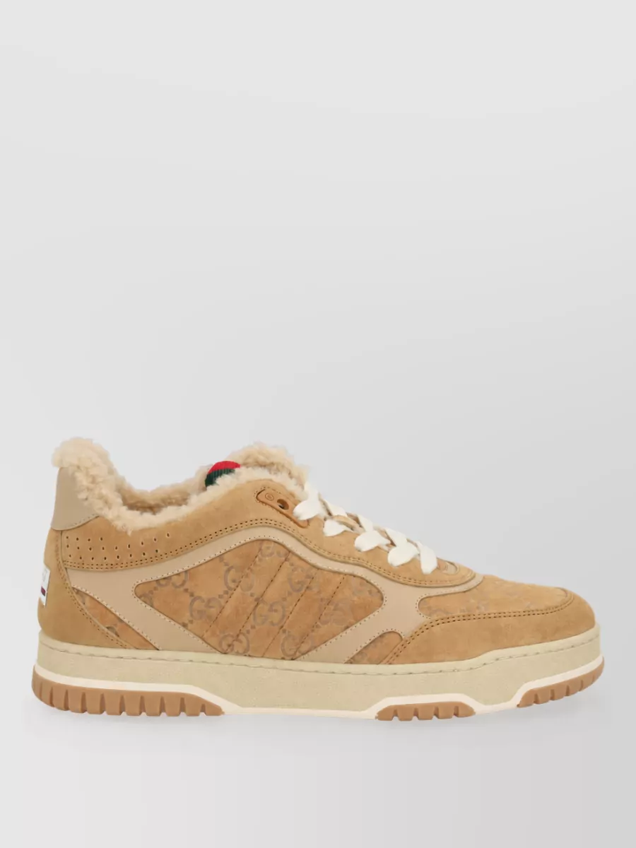 Gucci Leather Low-Top Sneakers
