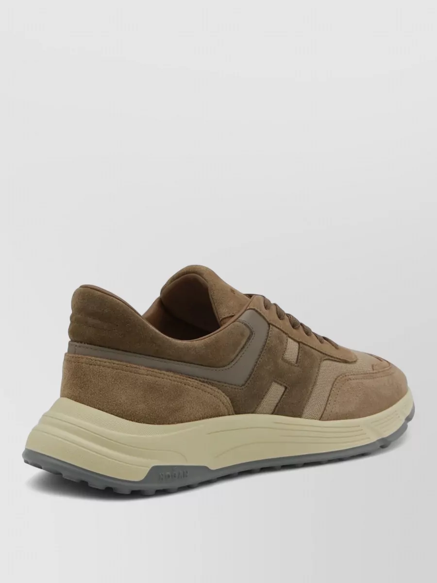 Hogan Casual Sneakers With Suede And Mesh