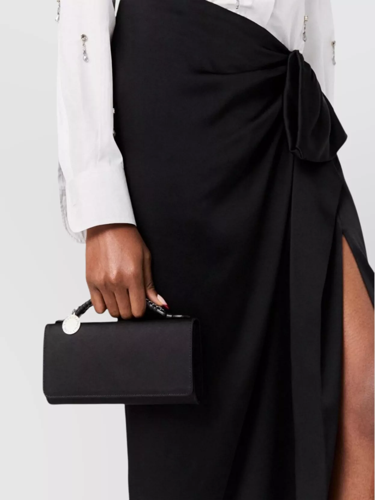 Stella Mccartney Falabella Eco Satin Shoulder Bag
