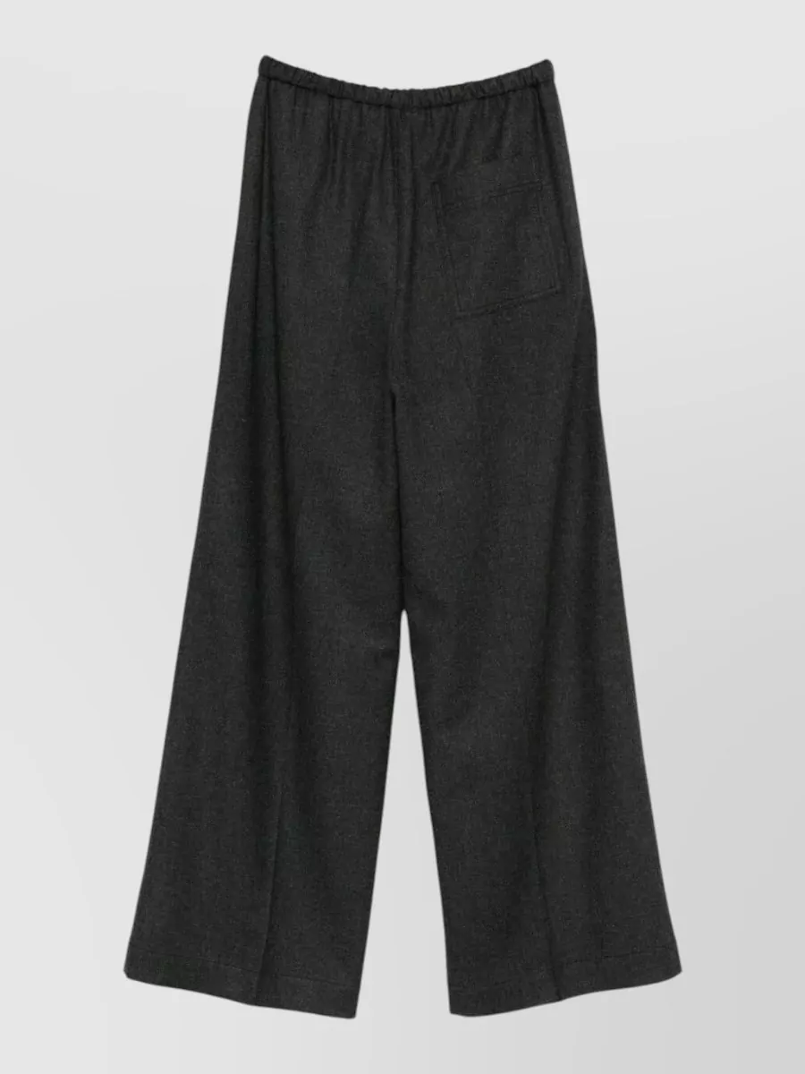 Closed Wool Wide-Leg Trousers