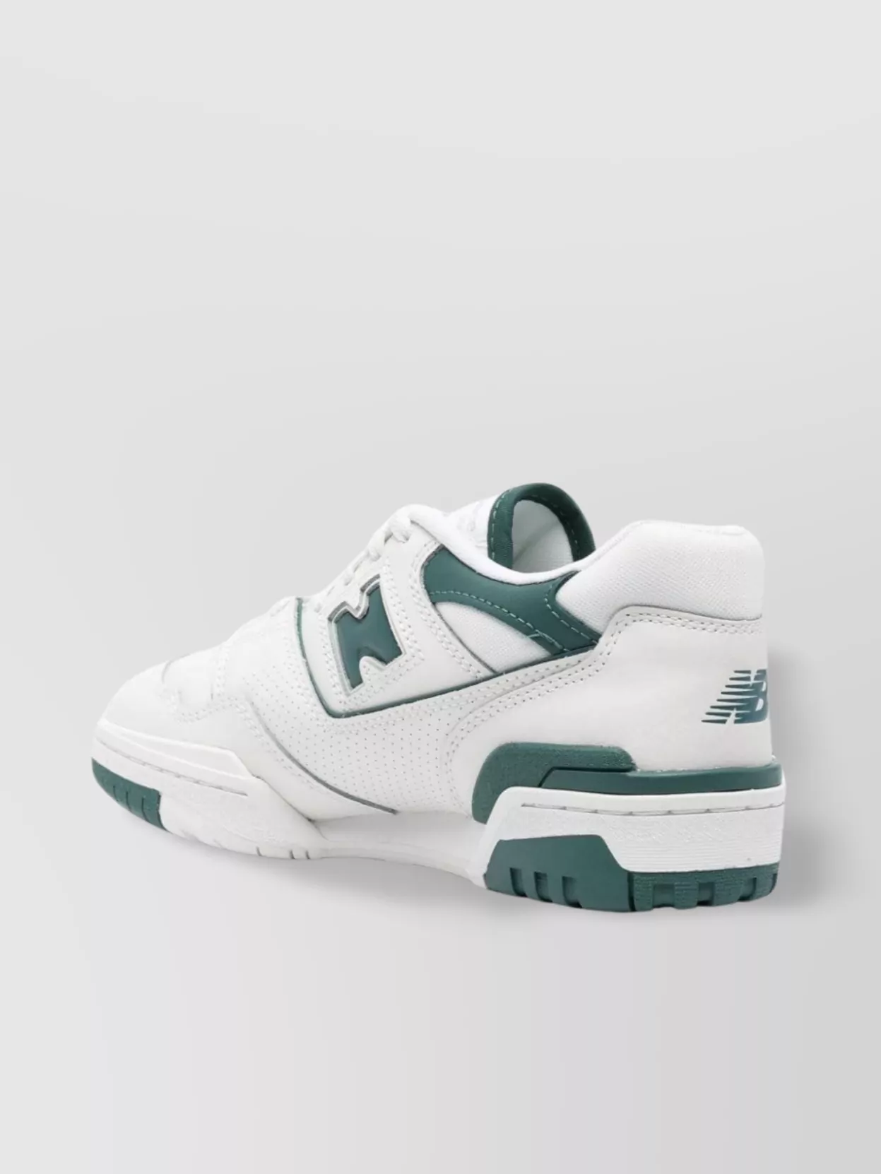 New Balance Leather Sneakers With Panelled Design And Rubber Sole