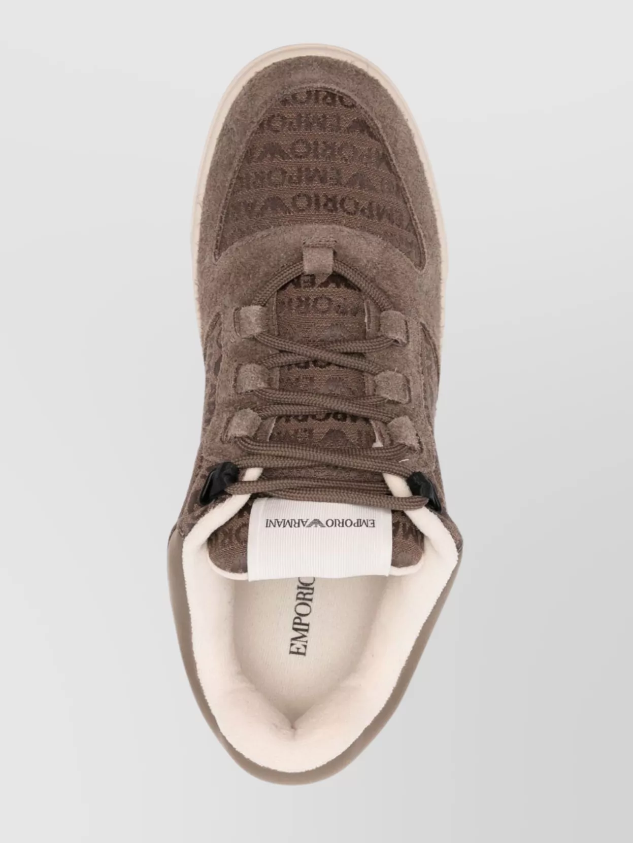 Emporio Armani Suede Leather Sneakers