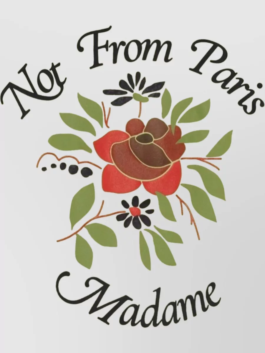 Drôle De Monsieur Floral Print Short Sleeve T-Shirt