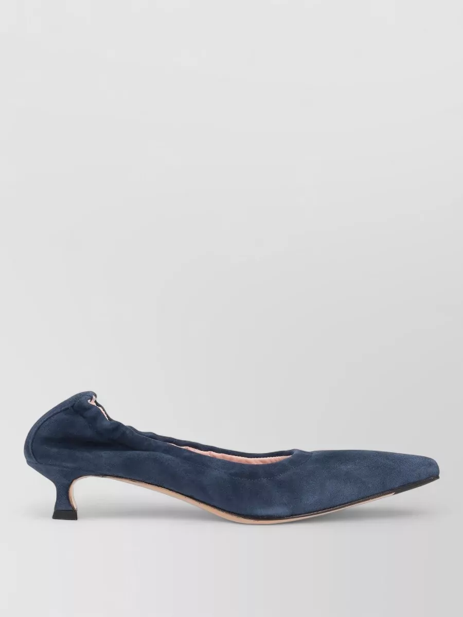 La Rose Suede Leather Pumps