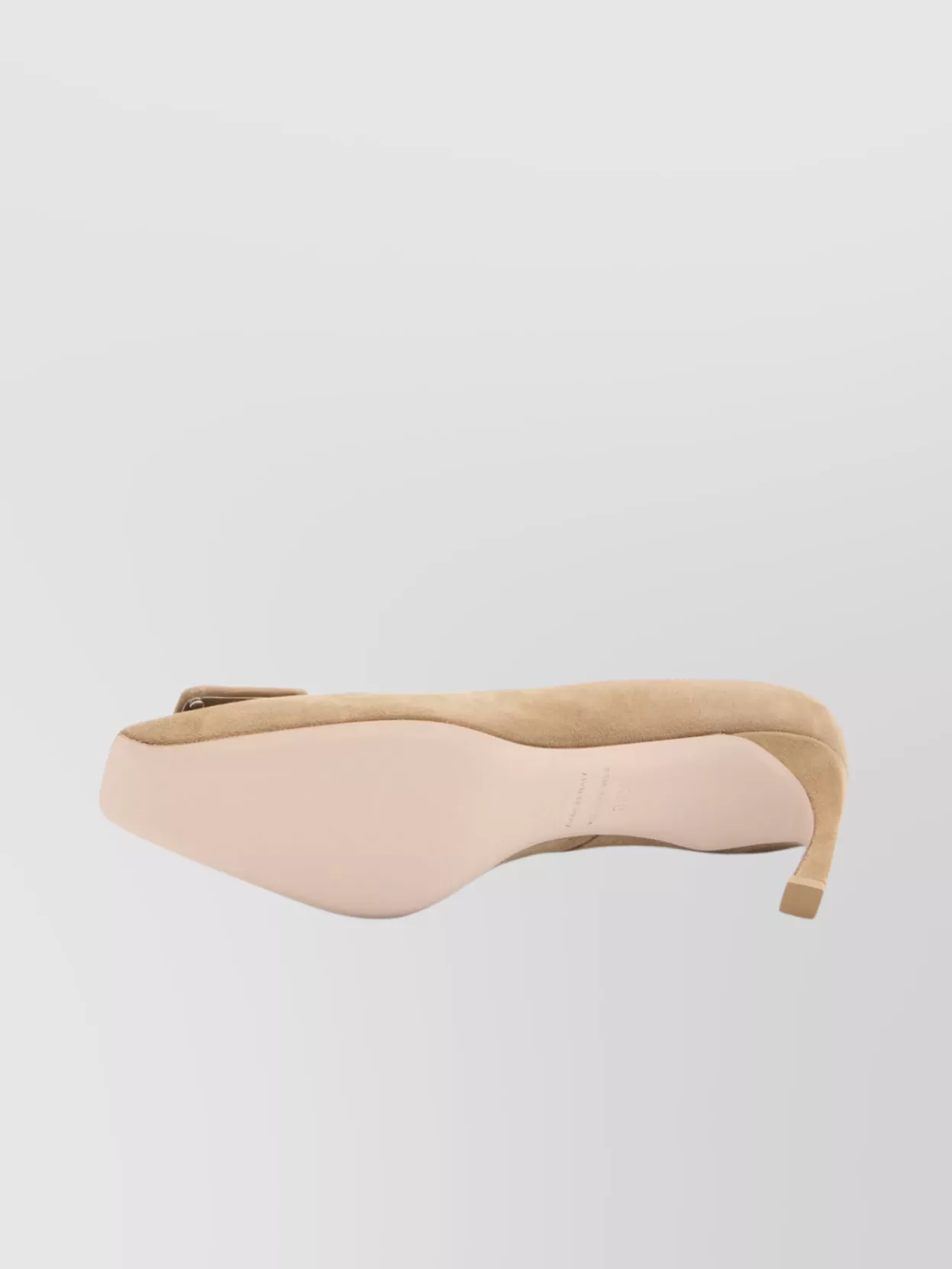 Roger Vivier Tobacco Suede Trompette Heel Pumps