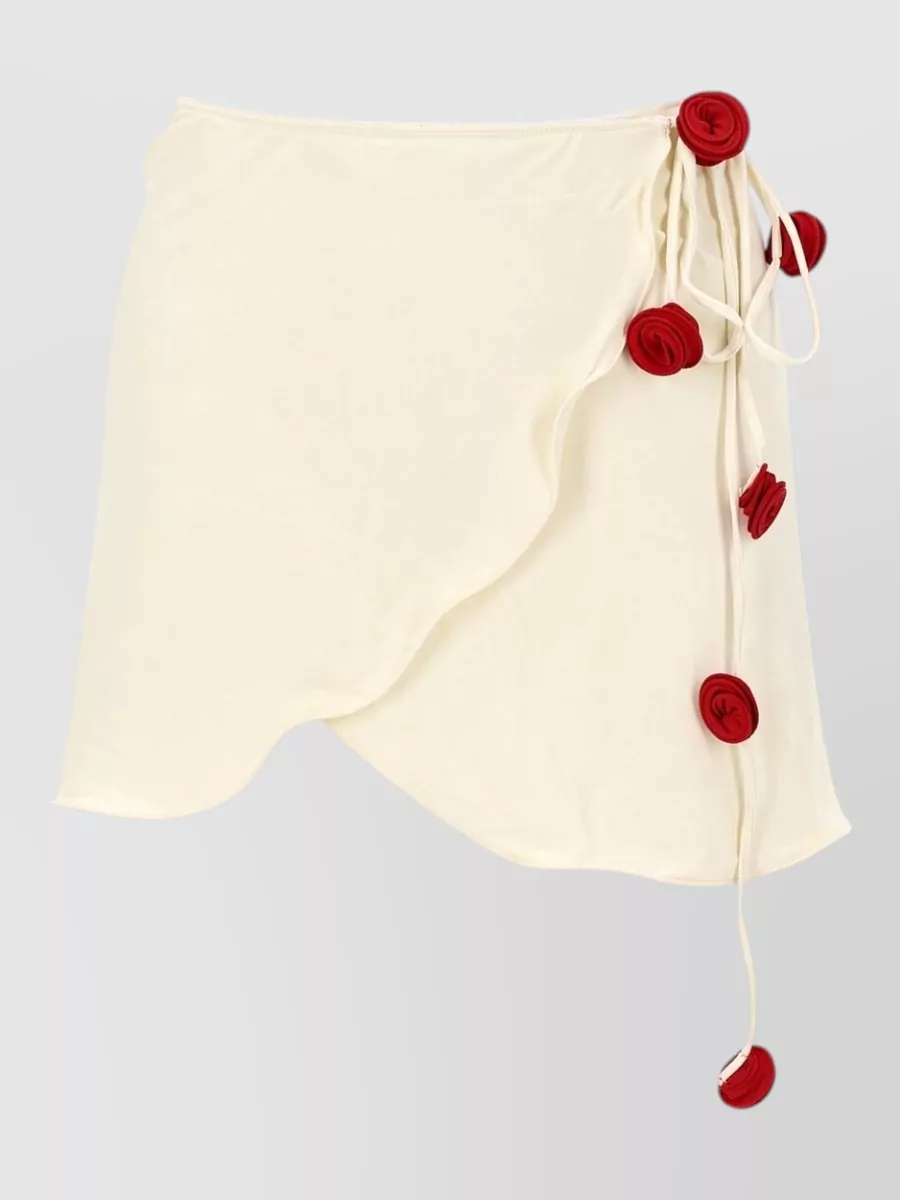 La Reveche Asymmetric Draped Skirt