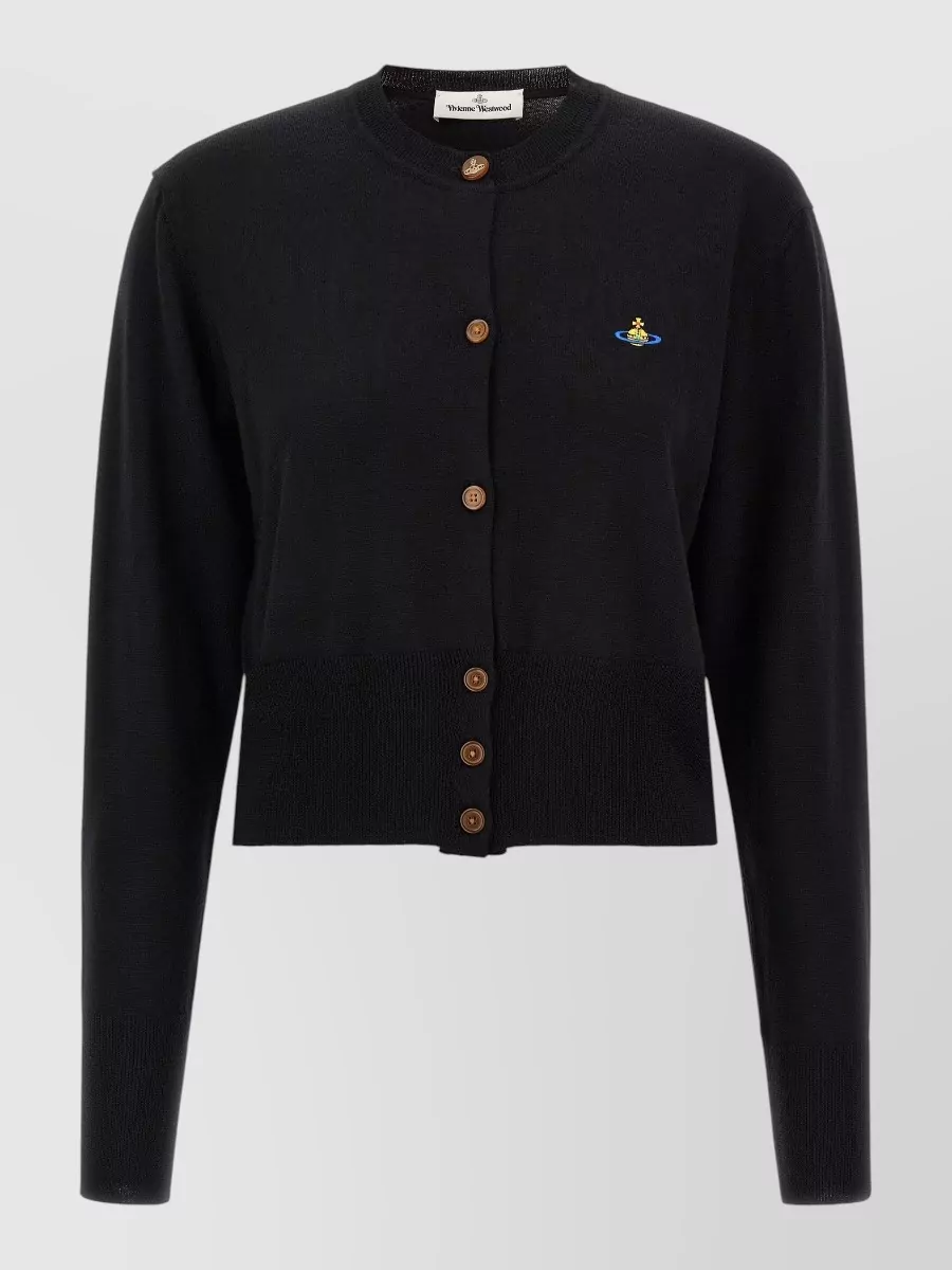 Vivienne Westwood silk wool cropped cardigan