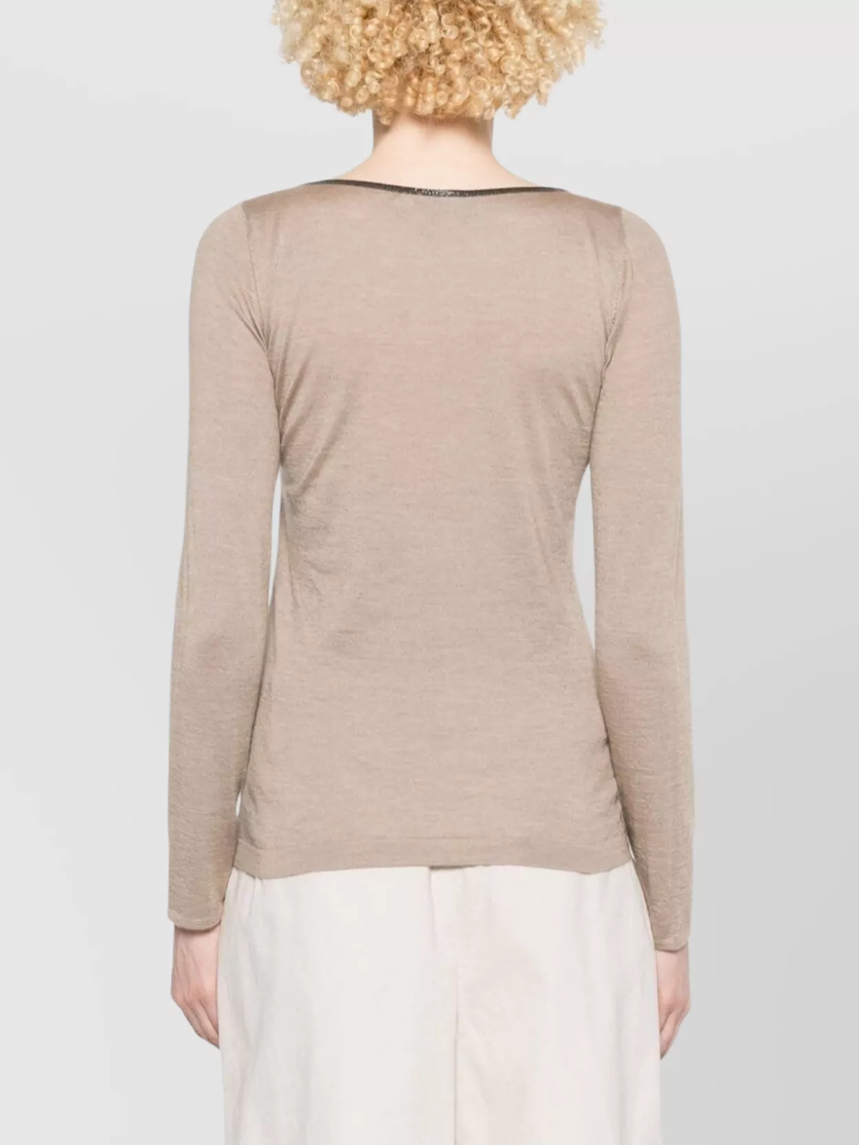 Brunello Cucinelli Lightweight Knit Crewneck Sweater