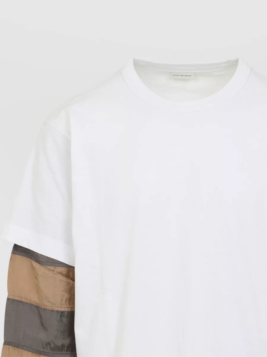 Dries Van Noten Cotton Long-Sleeve Layered T-Shirt