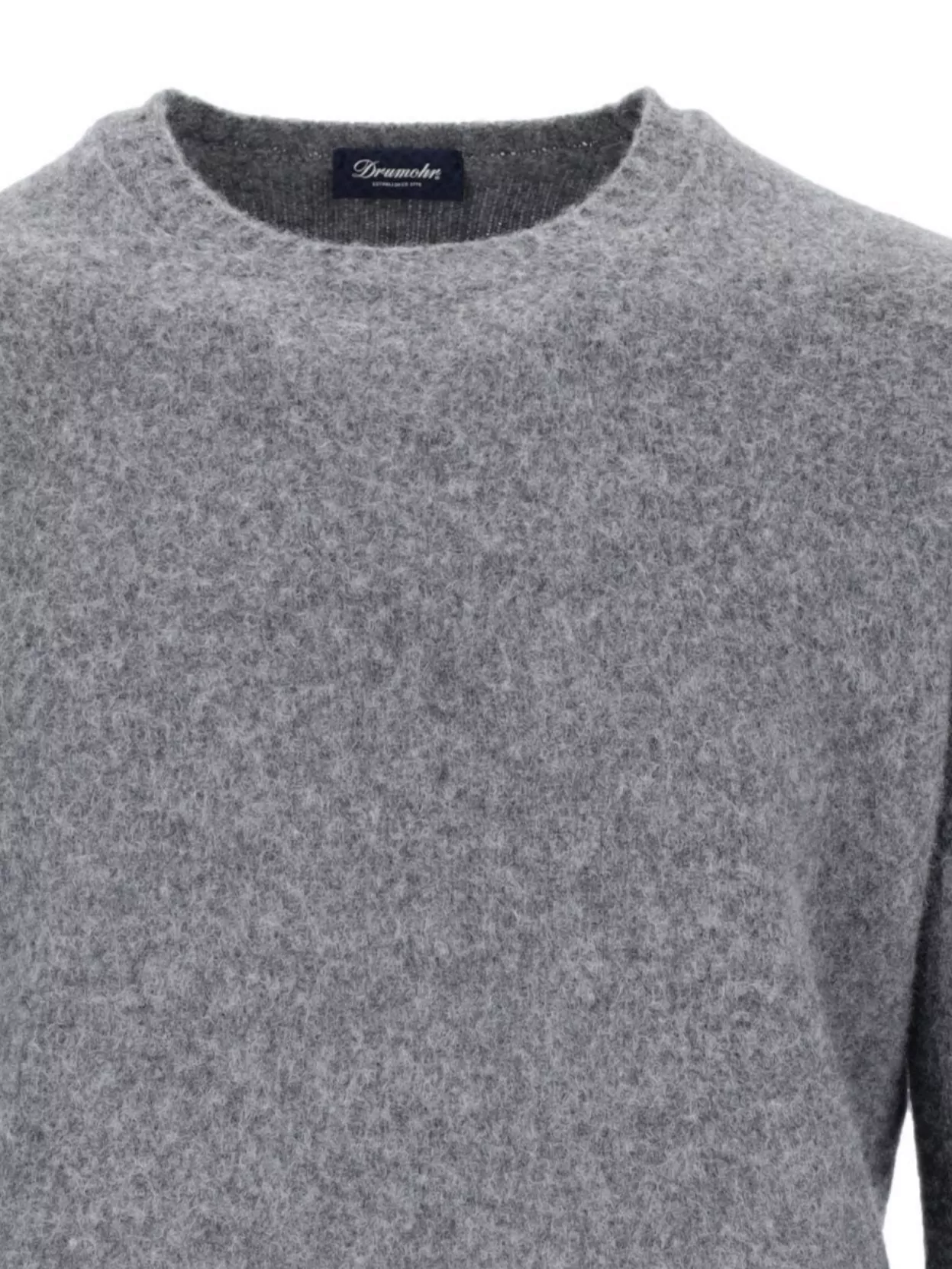 Drumohr Ribbed Crewneck Sweater Soft Texture