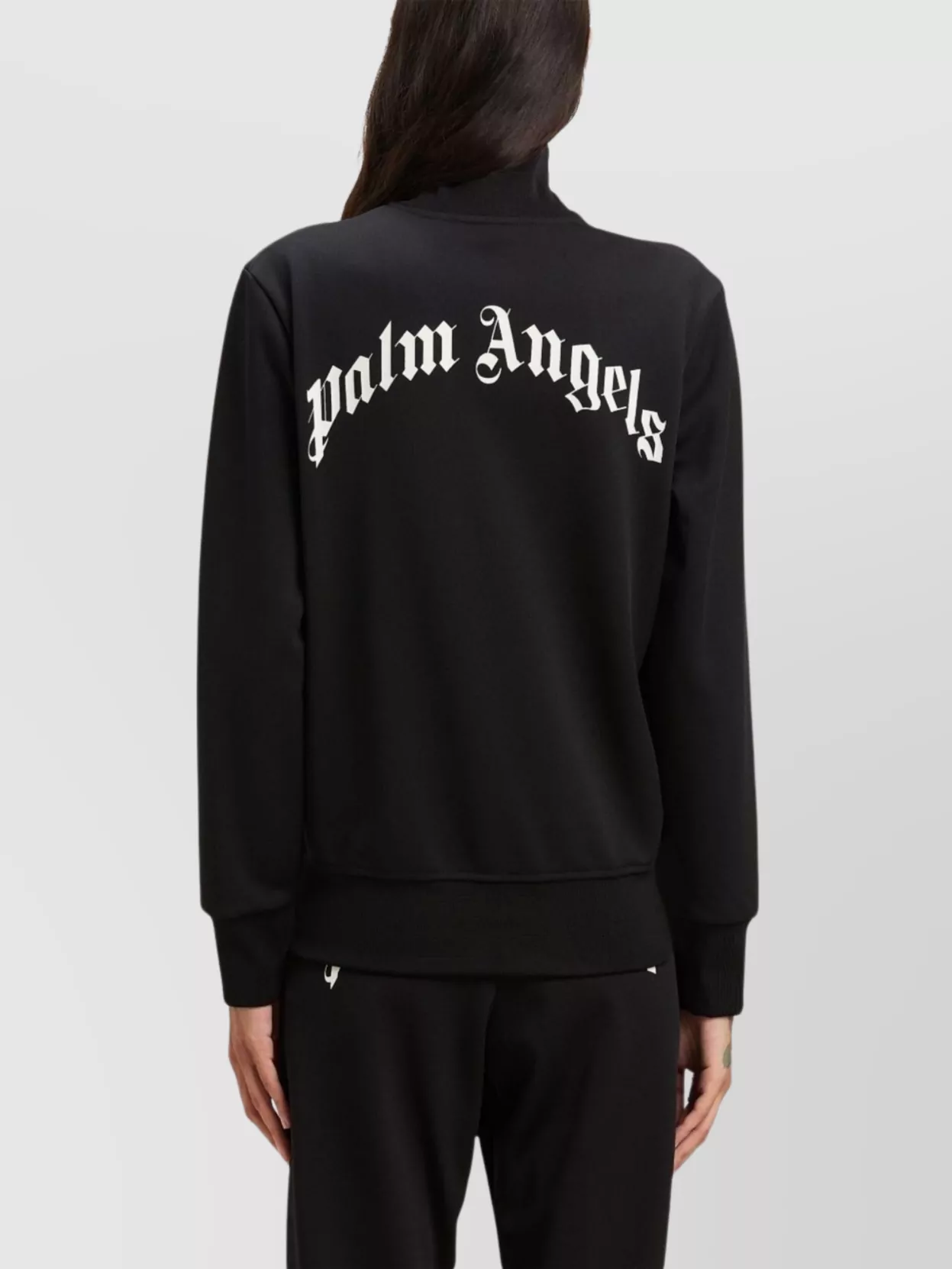 Palm Angels Logo Zipped Track Jacket
