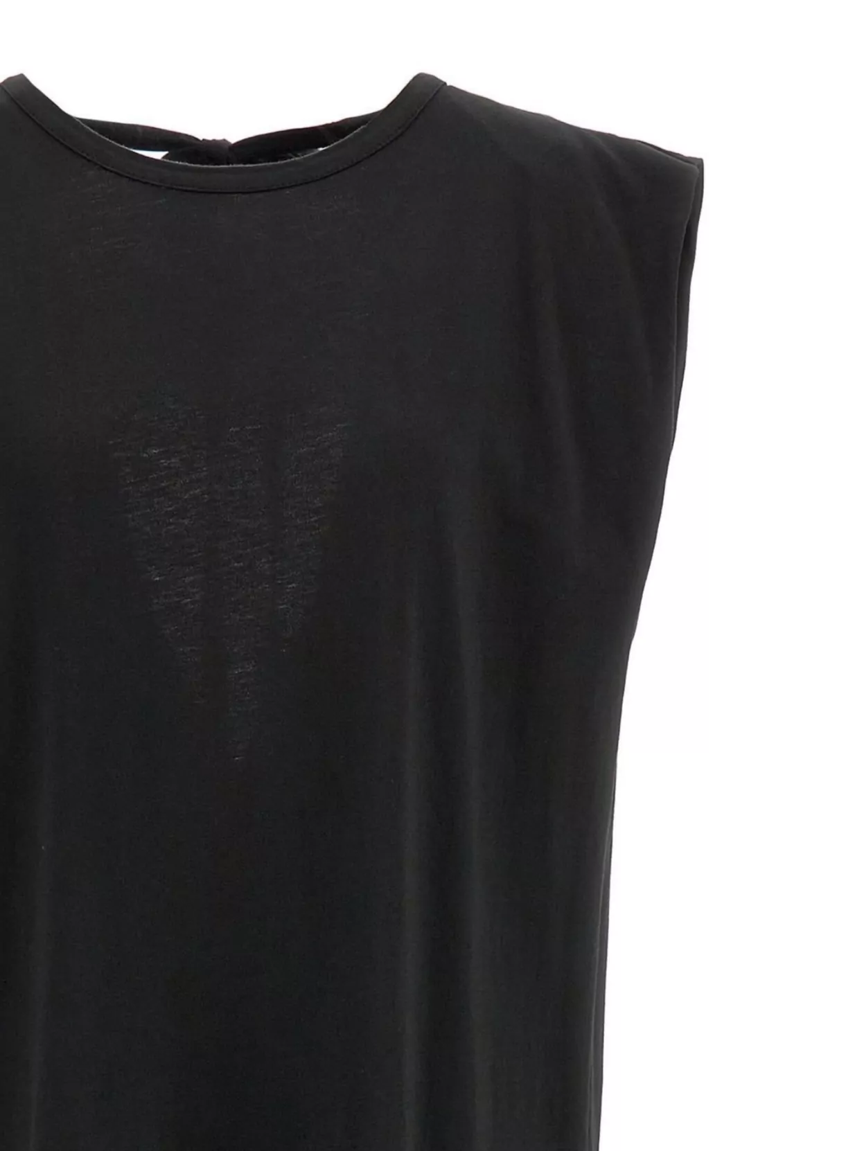 Alberta Ferretti Tie Back Round Neck Sleeveless Dress