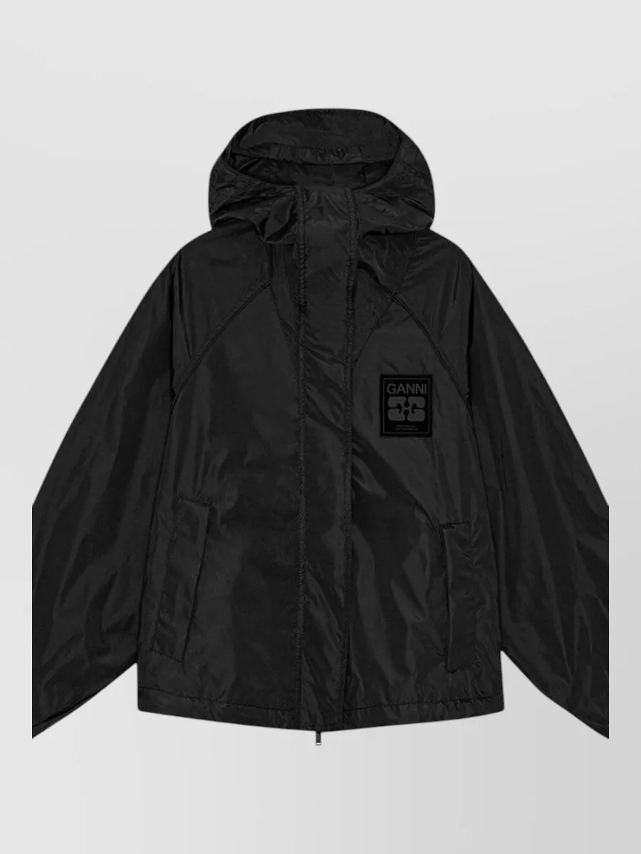 Ganni Oversized Nylon Jacket