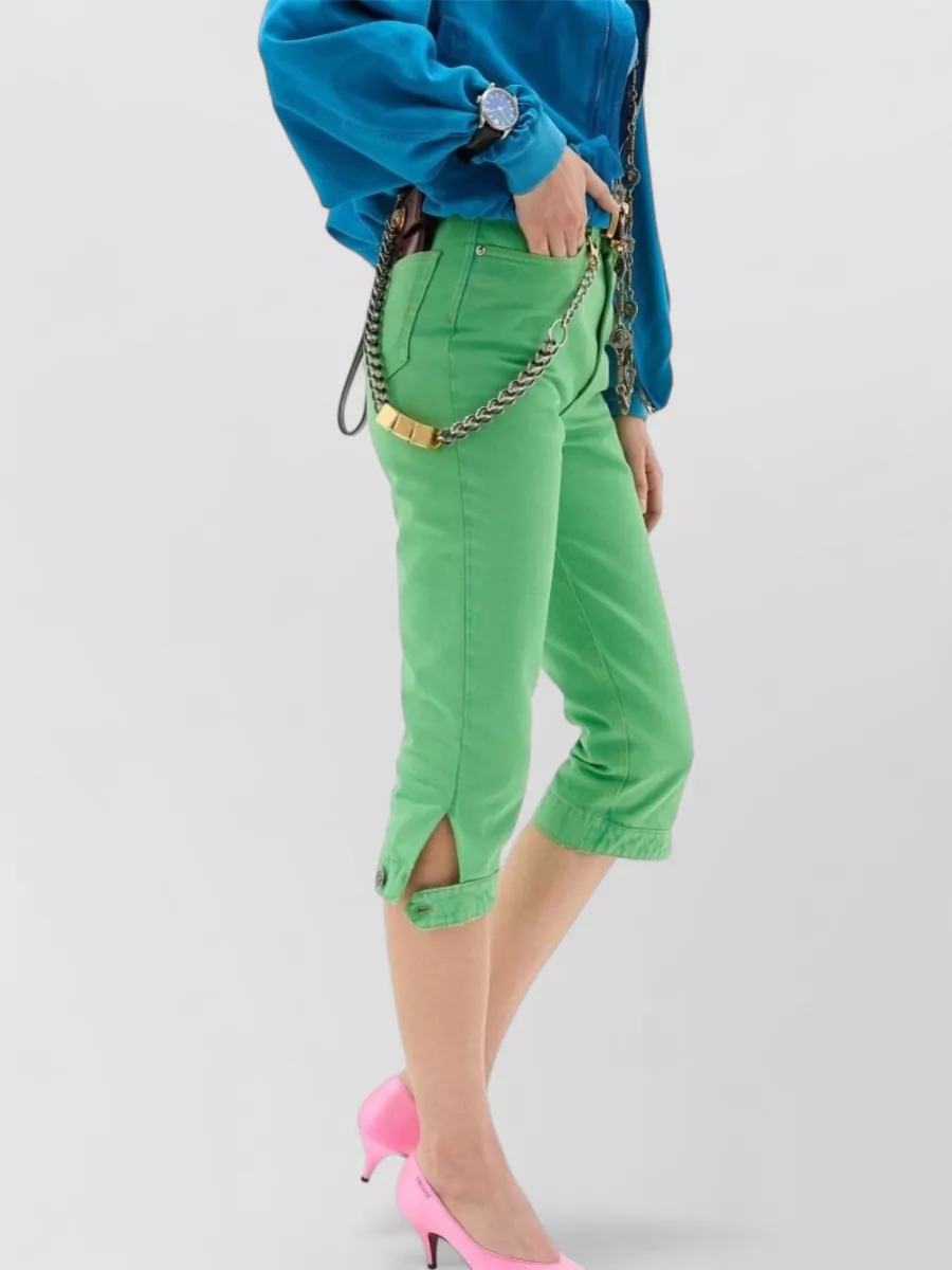 Versace Denim Capri Cropped Jeans
