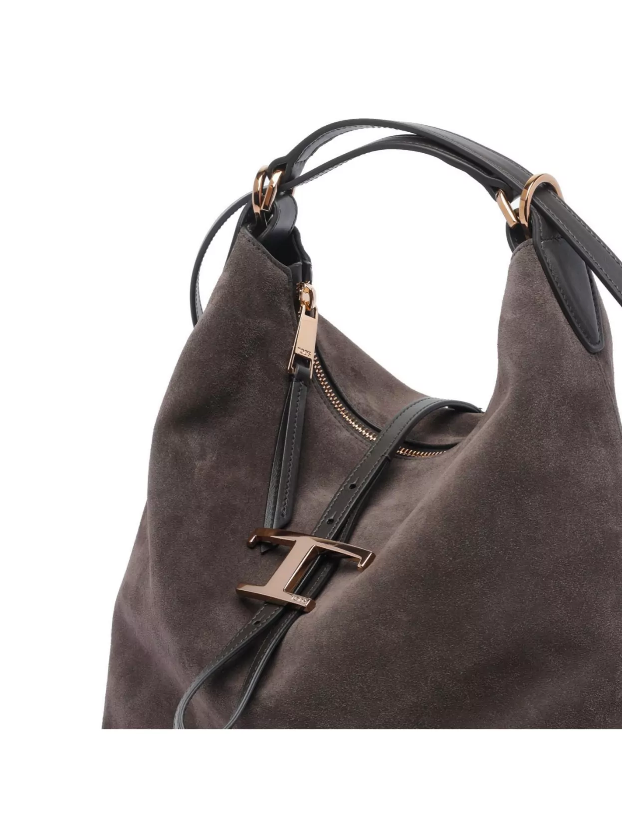 Tod's Suede Shoulder Bag Adjustable Strap