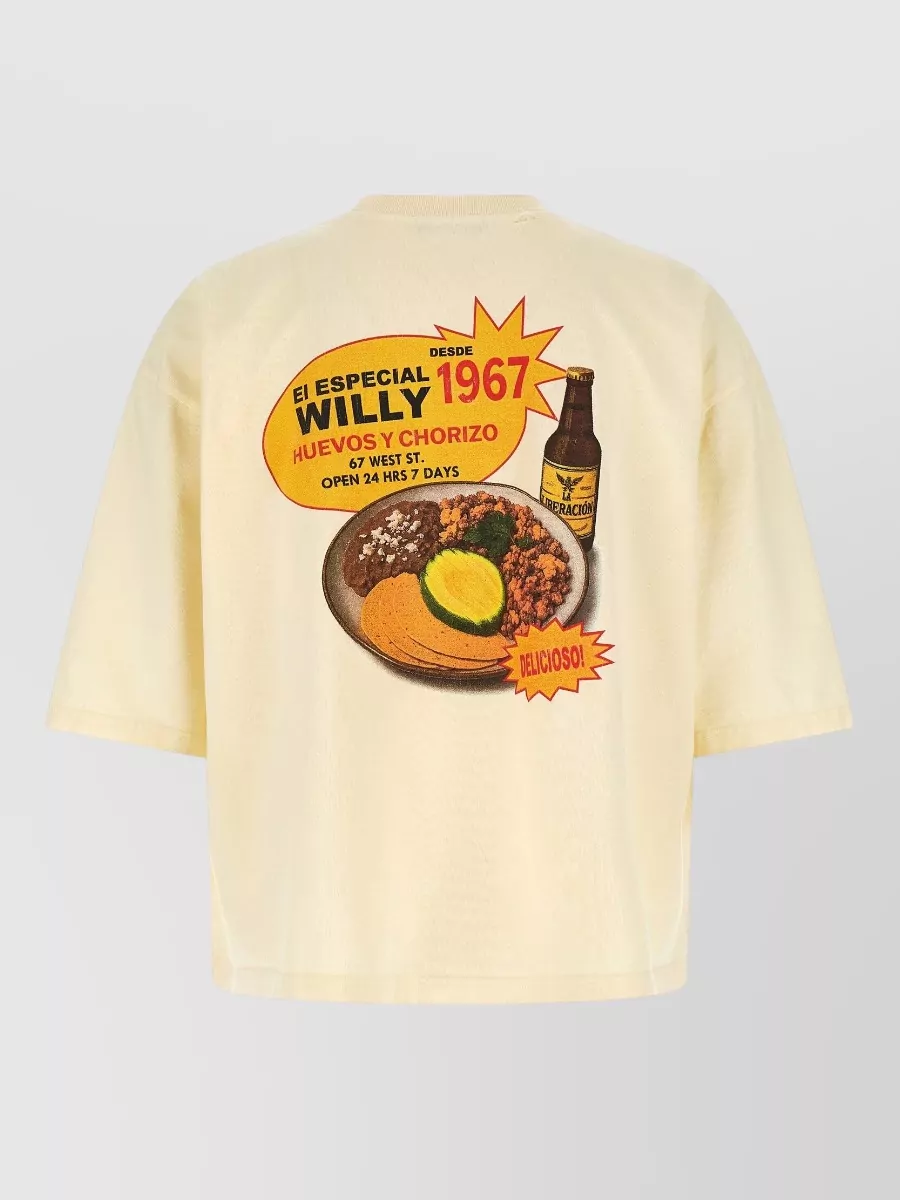 Willy Chavarria Cotton Printed Crew-Neck Short-Sleeve T-Shirt