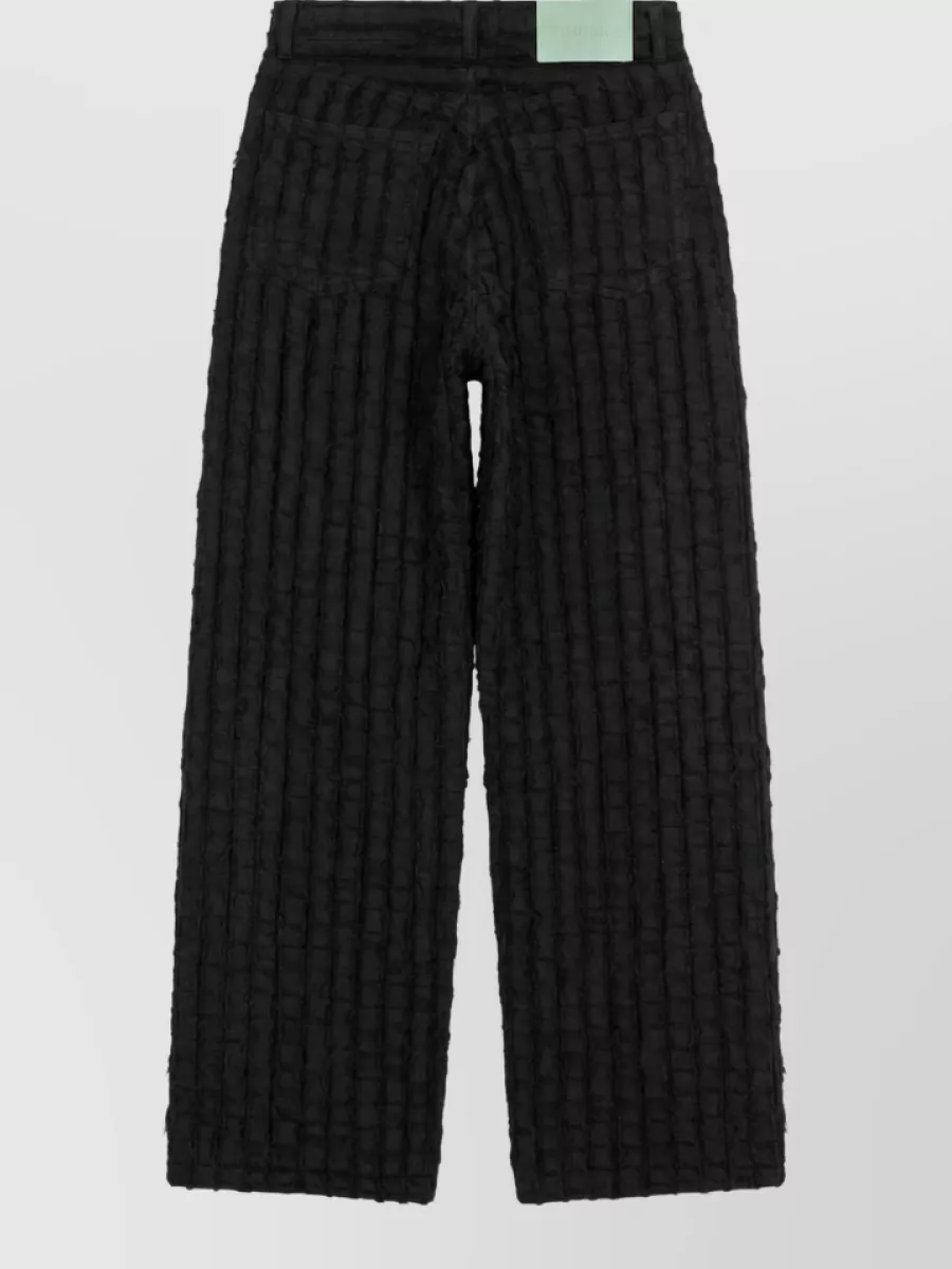 Haikure Striped Denim Jeans