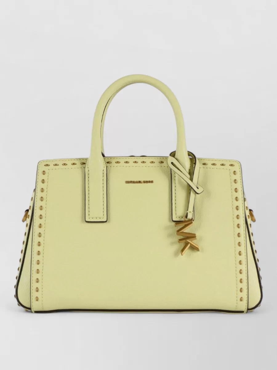 Michael Kors leather bucket bag