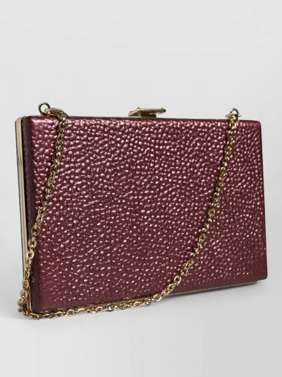 Dolce&Gabbana Dolce Box Mini Leather Crossbody Bag