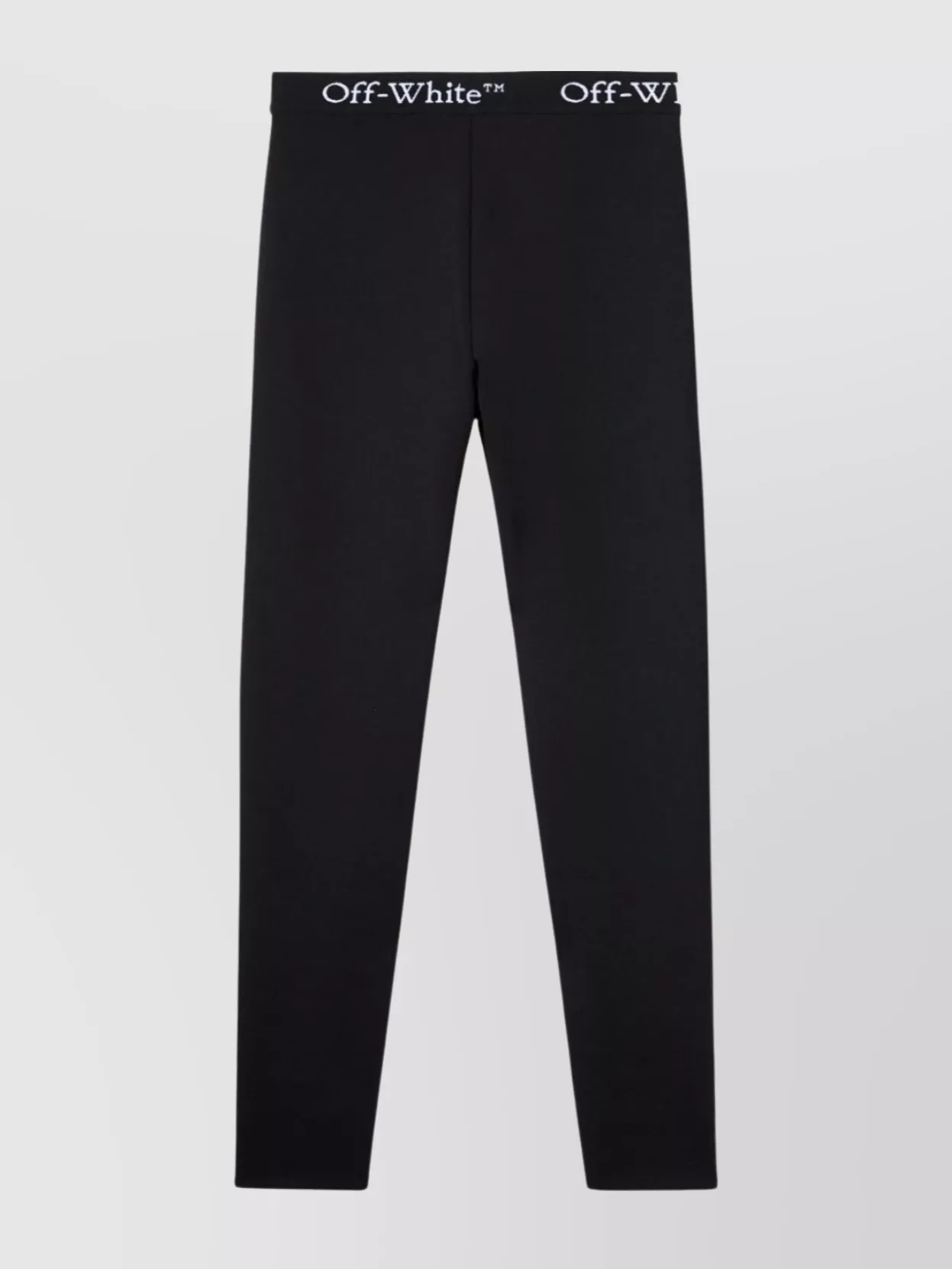 Off-White Logo Band Seamless Leggings With Stretch Fit
