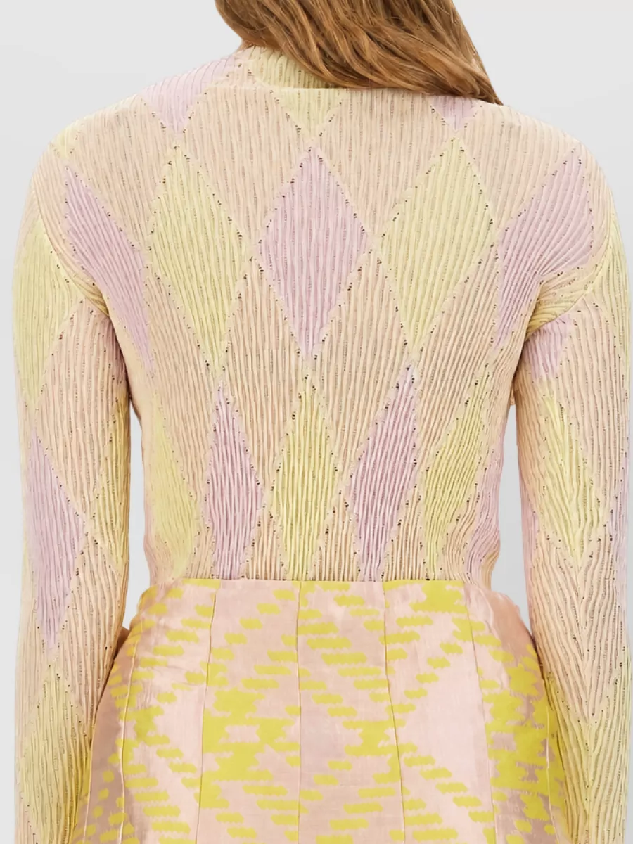 Burberry Silk Cotton Checked Shirt