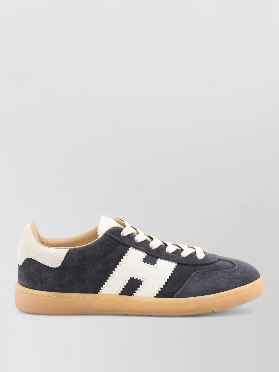 Hogan Low Top Sneakers Suede Upper Rubber Sole
