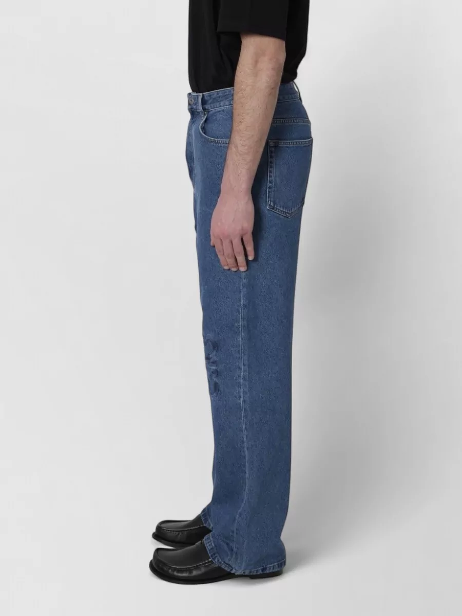 Loewe Denim Mid-Rise Wide-Leg Jeans