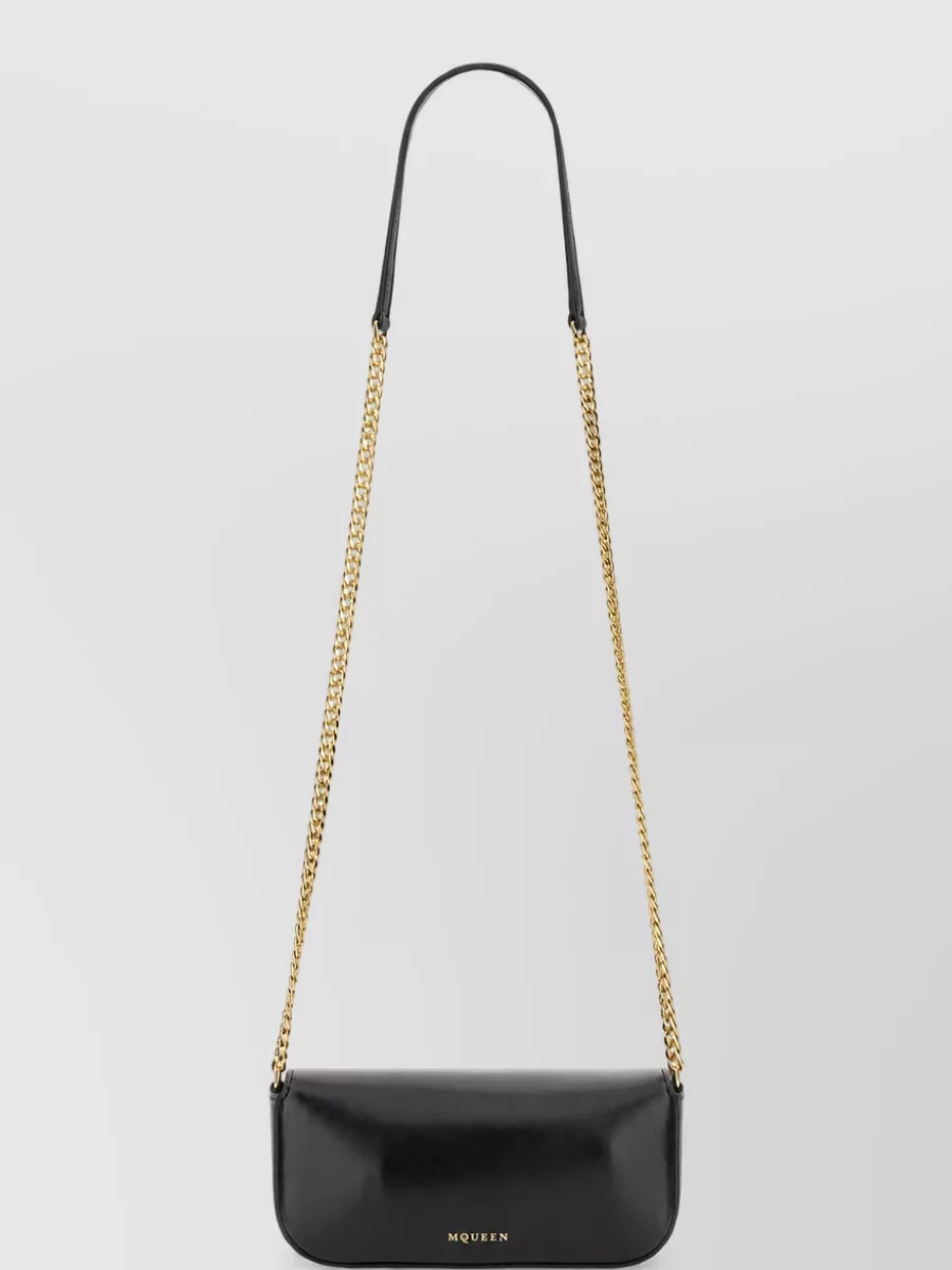 Alexander Mcqueen Skull Small Leather Clutch Bag